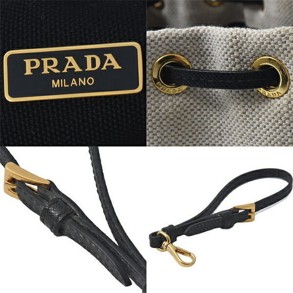 Prada Prada Canvas Bucket Bag 1NE369 Canvas Shoulder Bag 1NE369 - Picture 7 of 8